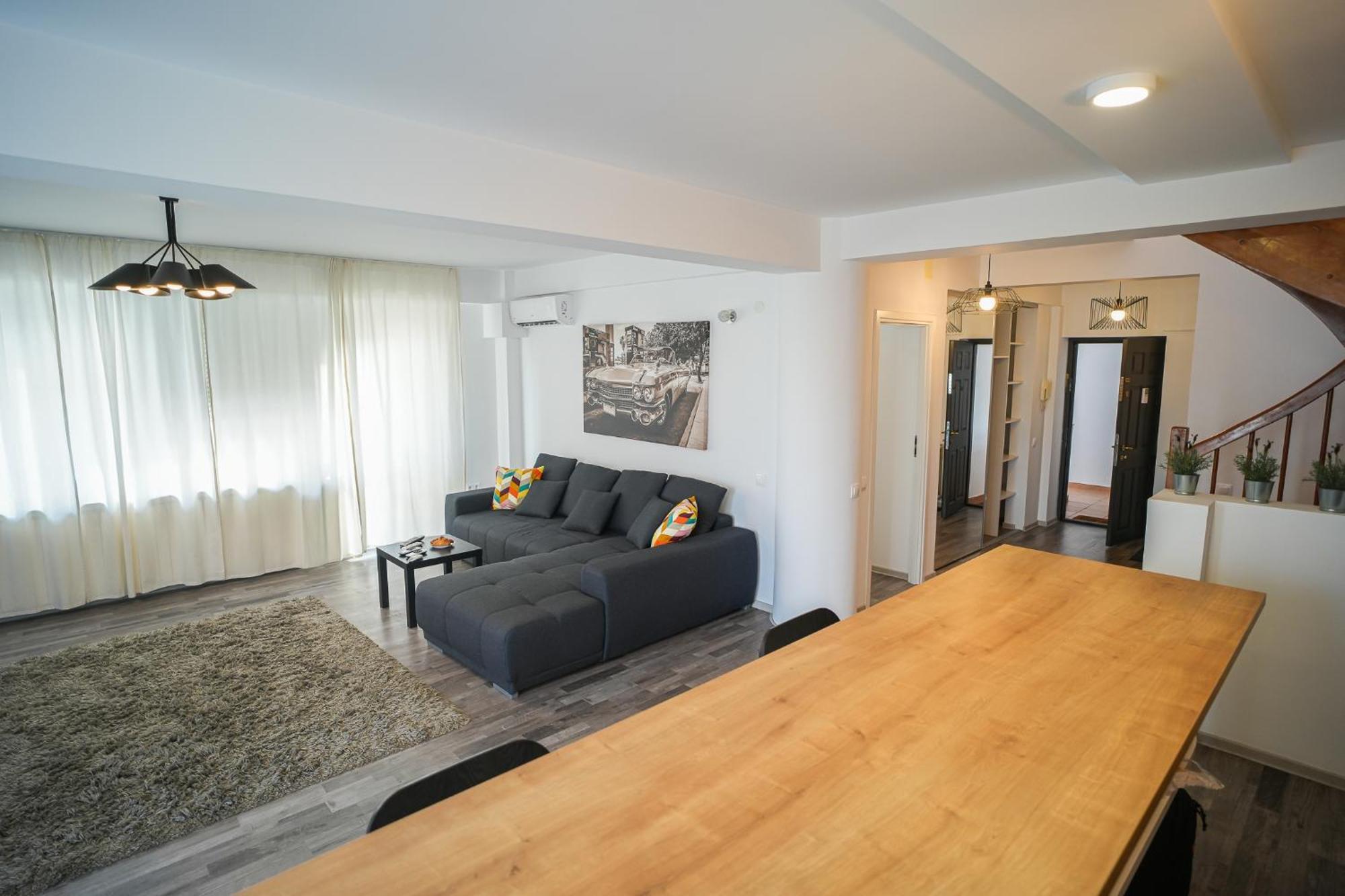 Penthouse With Huge Rooftop Terrace & City View Bukarest Eksteriør billede