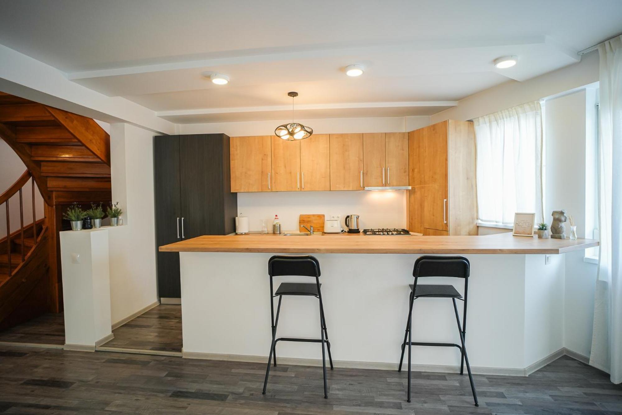 Penthouse With Huge Rooftop Terrace & City View Bukarest Eksteriør billede
